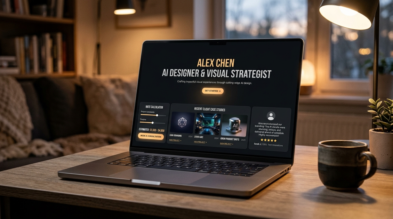 Freelance portfolio page